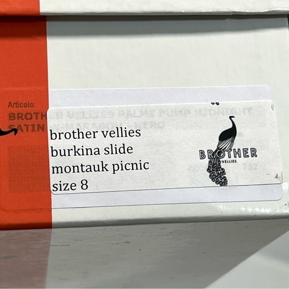 Brother Vellies Burkina Slide Montauk Picnic Gingham Bow Sandals NWT Women’s 8 - Picture 12 of 15